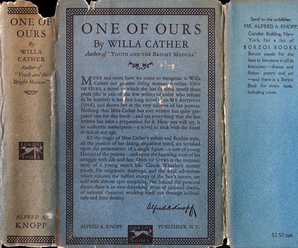 Dustjacket variant front panel