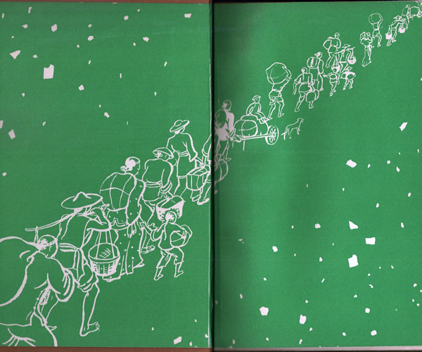 Illustrated endpapers